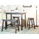 Safavieh Paisley Pub Table in Dark Espresso (Set of 4)