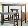 Safavieh Paisley Pub Table in Dark Espresso (Set of 4)