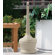 Commercial Zone Patio Smokers' Outpost in Beige Cigarette Receptacle