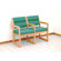 Wooden Mallet Valley Two Seat Guest Chair