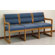 Wooden Mallet Valley Three Seat Guest Chair