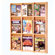 Wooden Mallet Nine Magazine and Eighteen Brochure Oak and Acrylic Wall Display with Optional Floor Stand