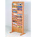 Wooden Mallet Free Standing Twenty Pocket Magazine Rack
