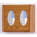 Wooden Mallet Two Pocket Glove and Tissue Box Holder