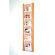 Wooden Mallet Six Pocket Acrylic and Oak Wall Display