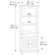 Sauder Harbor View Library with Doors in Distressed Antiqued White
