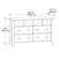 Sauder Shoal Creek 6 Drawer Dresser