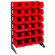 Quantum Storage Single Sided Steel Rail Rack with Bins (Complete Package)