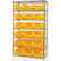 Quantum Storage Q-Stor 7 Shelf Unit with Magnum Bins (74" H x 42" W x 18" D) with Optional Mobile Kit