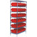 Quantum Storage Quick Pick Bins Wire Shelving Storage Units with Bins and Optional Mobile Kit