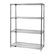 Quantum Storage Large 74" Q-Stor Chrome Wire Shelving (Starter Kit) with Optional Mobile Kit