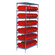 Quantum Storage Quick Pick Bins Wire Shelving Storage Units with Bins and Optional Mobile Kit