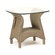 Lloyd Flanders Mandalay Glass Top Side Table