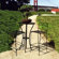 Pangaea Home and Garden Folding Bar Table and Stools Set