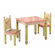 Teamson Kids Magic Garden Kids' 3 Piece Table and Chair Set