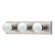 Sea Gull Lighting Brushed Stainless Hollywood   Vanity Light