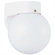 Sea Gull Lighting Outdoor Round Wall Lantern in White