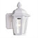 Sea Gull Lighting Classic Cast Aluminum  Outdoor Wall Lantern in White