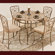 Vaughan Furniture Vintage Garden Gathering Chair in Burnished Gold (Set of 2)