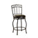 Linon 24" Circle Top Metal Counter Stool