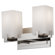 Feiss Riva Two Light Bath Vanity in Polished Nickel