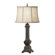 Feiss Porter One Light Table Lamp in Black Satin