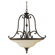 Feiss Drawing Room 4 Light Inverted Pendant