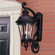 Feiss Castle  Wall Lantern in Black