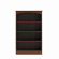Caxton Byron Medium Height Wide Bookcase in Mahogany