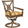 Woodard Landgrave Vienna Lounge Chair with Seat and Back Cushions