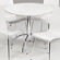 Julian Bowen Mandy Dining Table in White - 90cm