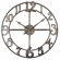 Uttermost Delevan Clock in Antiqued Silver Leaf