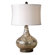 Uttermost Vizzini Table Lamp in Antique Crackled Polished Chrome and Black Nickel