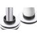 ZACK Duro Egg Cups with Salt Shaker Set