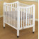 Orbelle Trading Tian 2 in 1 Portable Crib in White
