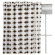 Bacati Reverse Dots Curtain Panel in White and Chocolate