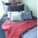 Bacati Medallions Blue and Red Bedding Collection
