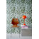ferm LIVING Tree Bomb Wallsmart Wallpaper in Green / Turquoise