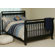 DaVinci Emily 4-in-1 Convertible Crib with Toddler Rail in Ebony Black