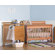 DaVinci Kalani Two Piece Convertible Crib Set with Toddler Rail in Honey Oak