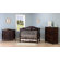 DaVinci Parker Three Piece Convertible Crib Nursery Set with Toddler Rail in Coffee