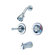 Elements of Design St. Charles Pressure Balanced Volume Control Tub and Shower Faucet