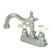 Elements of Design Centerset Bathroom Faucet with Double Porcelain Cross Handles