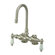 Elements of Design Hot Springs Double Handle Deck Mount Clawfoot Tub Faucet Trim Porcelain Lever Handle