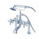 Elements of Design Hot Springs Deck Mount Clawfoot Tub Faucet with Handshower