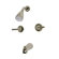 Elements of Design Diverter Tub and Shower Faucet with Modern Lever Handles