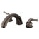 Elements of Design Magellan Double Handle Deck Mount Roman Tub Faucet Trim Magellan Lever Handle