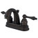 Elements of Design Centerset Bathroom Faucet with Double Lever Handles