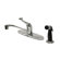 Elements of Design Centerset Bathroom Sink Faucet with Single Handle