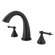 Elements of Design Double Handle Deck Mount Roman Tub Faucet Trim Templeton Lever Handle
